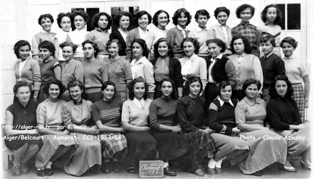 l'école Aumerat, CC3, 1953-1954