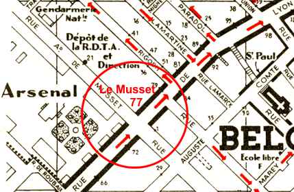 le musset,77 rue de lyon