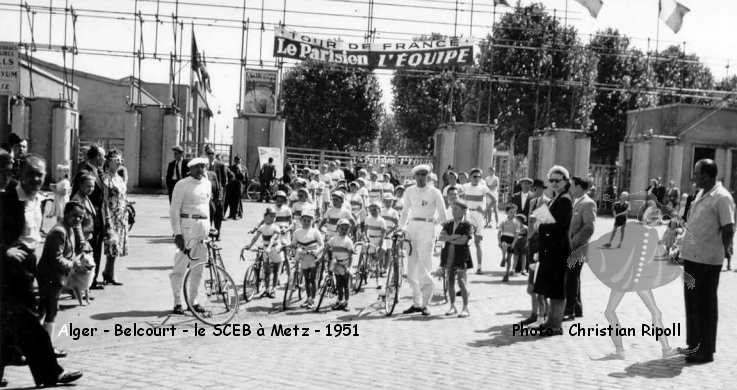 le SCEB à Metz en 1951