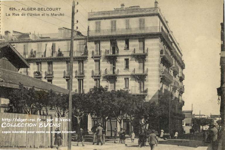 la rue de l'Union et le MARCHÉ