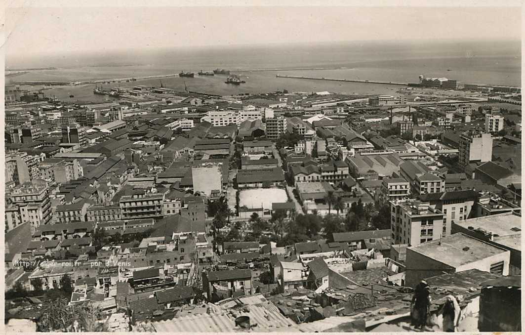 vue générale aerienne  de belcourt