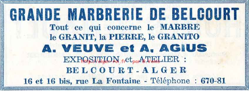 GRANDE MARBRERIE DE BELCOURT