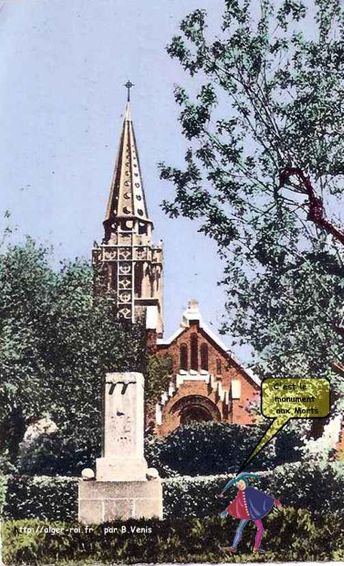 L'église et le monument aux Morts