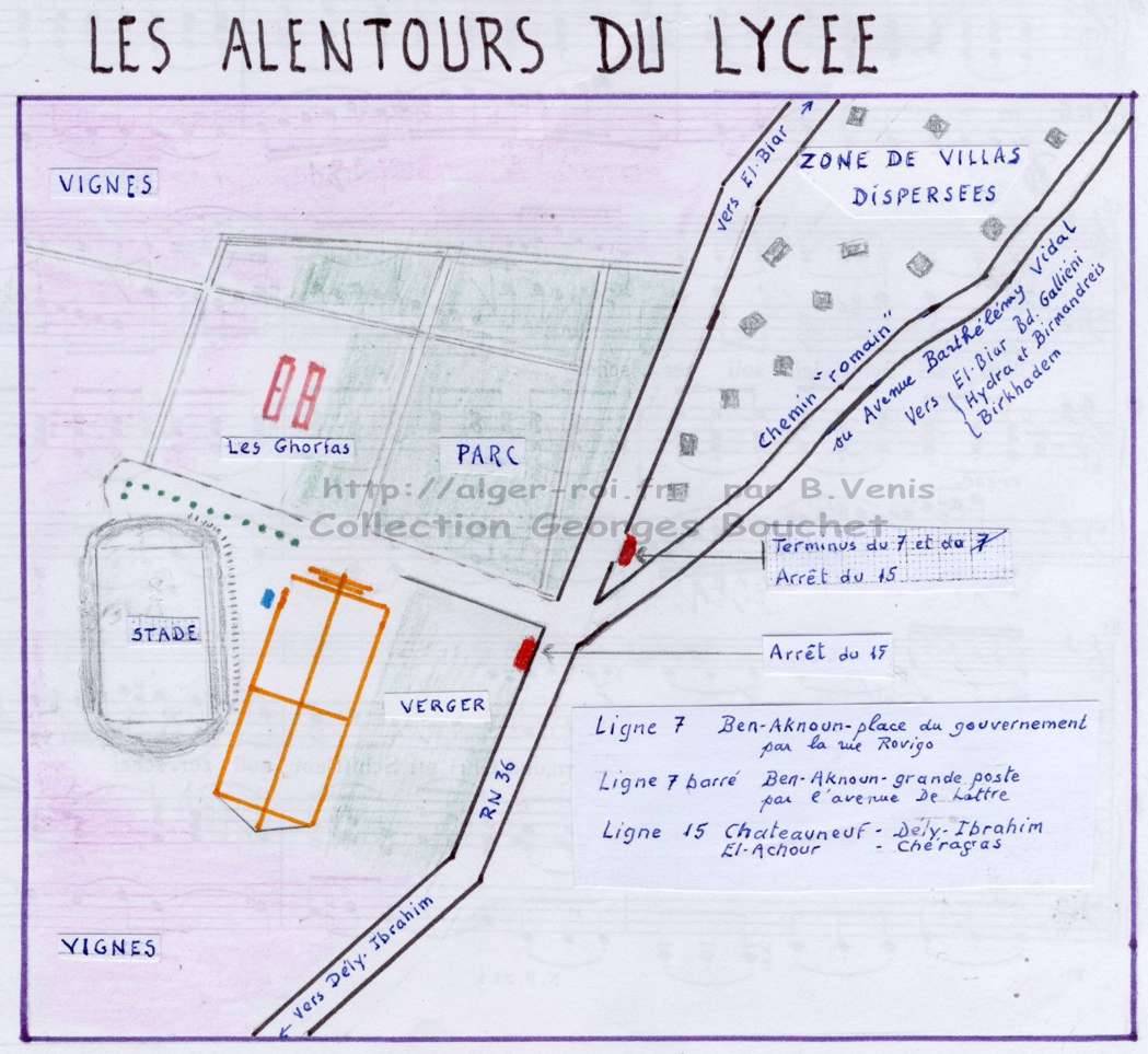 Alentours du lycée