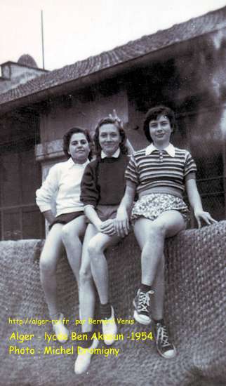 Lycée de Ben Aknoun- en Gym-1954.