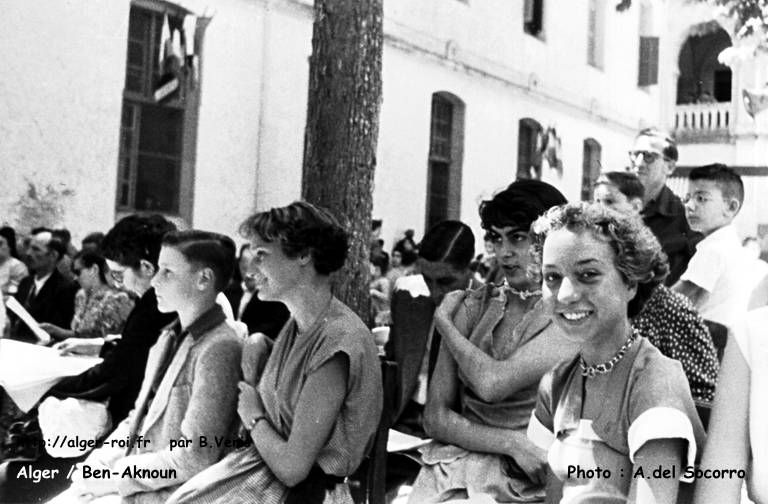 Distribution des Prix au Lycée de Ben Aknoun en Juin 1951.