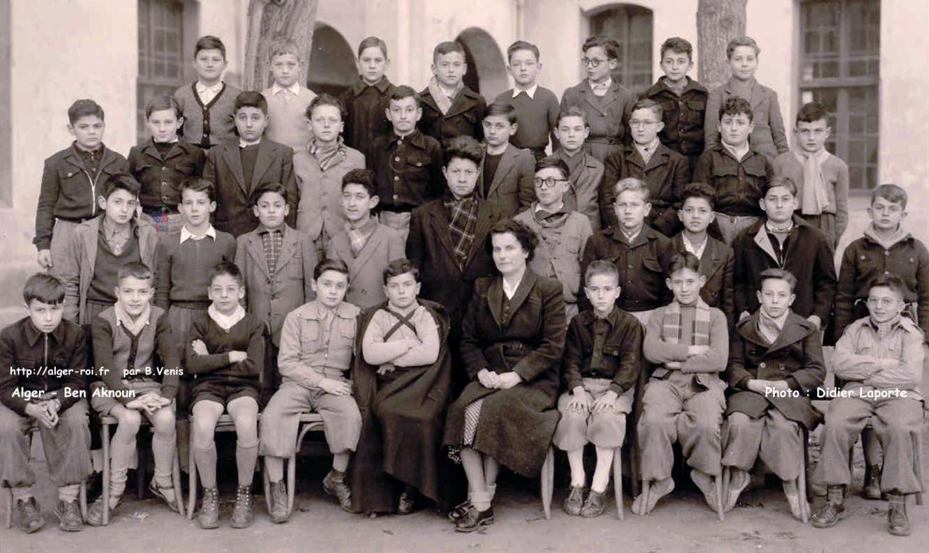 lycee ben-aknoun,6a1,1950-1951,50-51,laporte