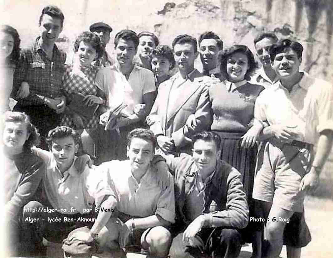 lycee ben-aknoun,1b,1948-1949,48-49,roig,photos de classes