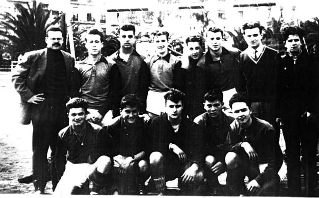 Aux Tagarins, demi-finale championnat d'Algérie cadets, 1954-1955