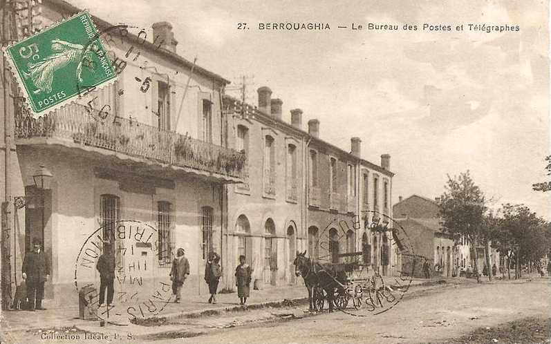 berrouaghia,titteri,le bureau de postes et telegraphes