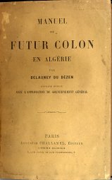manuel du futur colon
