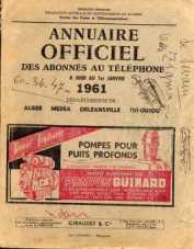 annuaire 1961