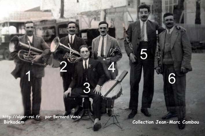 1 TUDURI Barthélémy 2 BENEJEAN ( ?) 3 DI MATTEO Emilio (assis) 4 TUDURI Antoine 5 FOSSATI Albert 6 SINTES Joseph