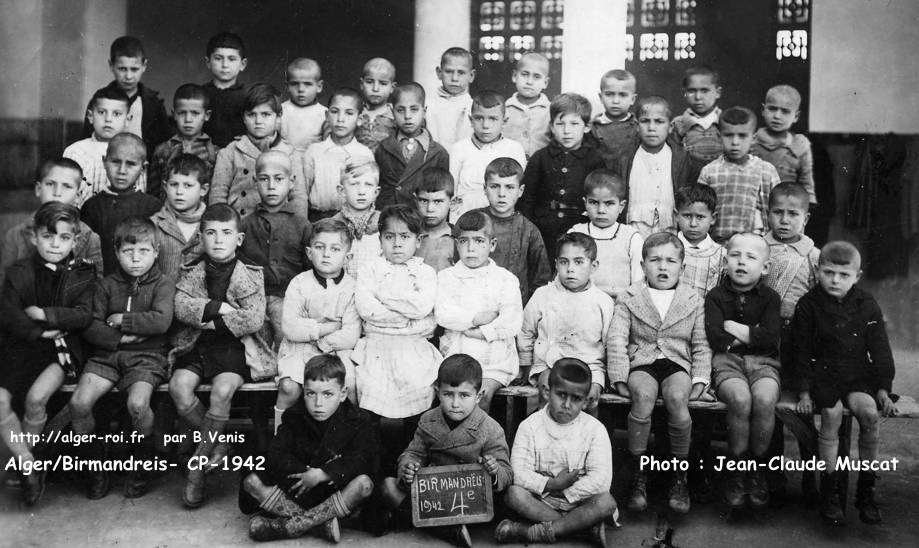 École de Birmandreis, cours préparatoire, 1942