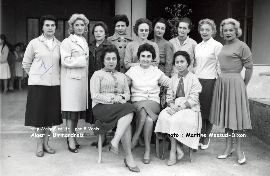 Birmandreis, Les institutrices en 1960