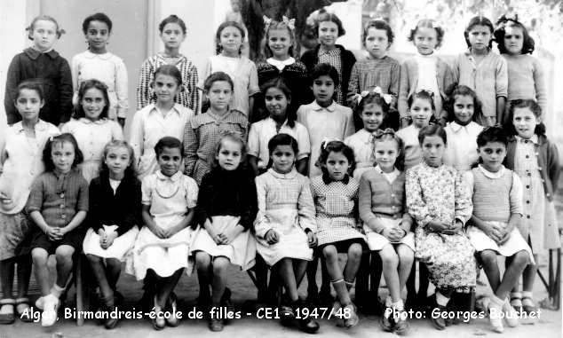 École communale de filles de Birmandreis, CE1, 1947/48