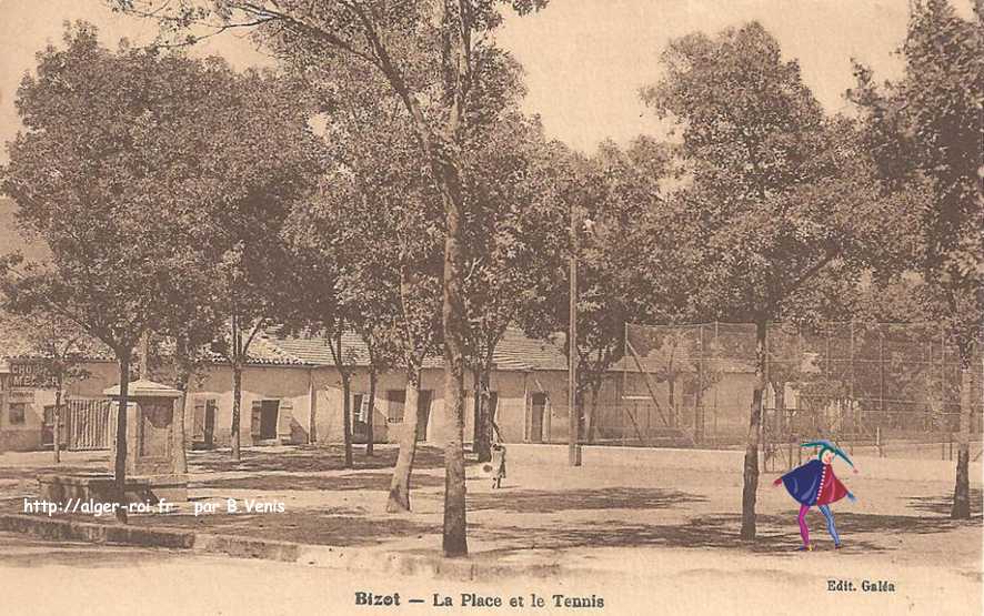 bizot,la place et le tennis