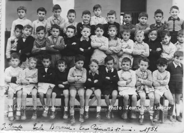 Cours préparatoire, 1951