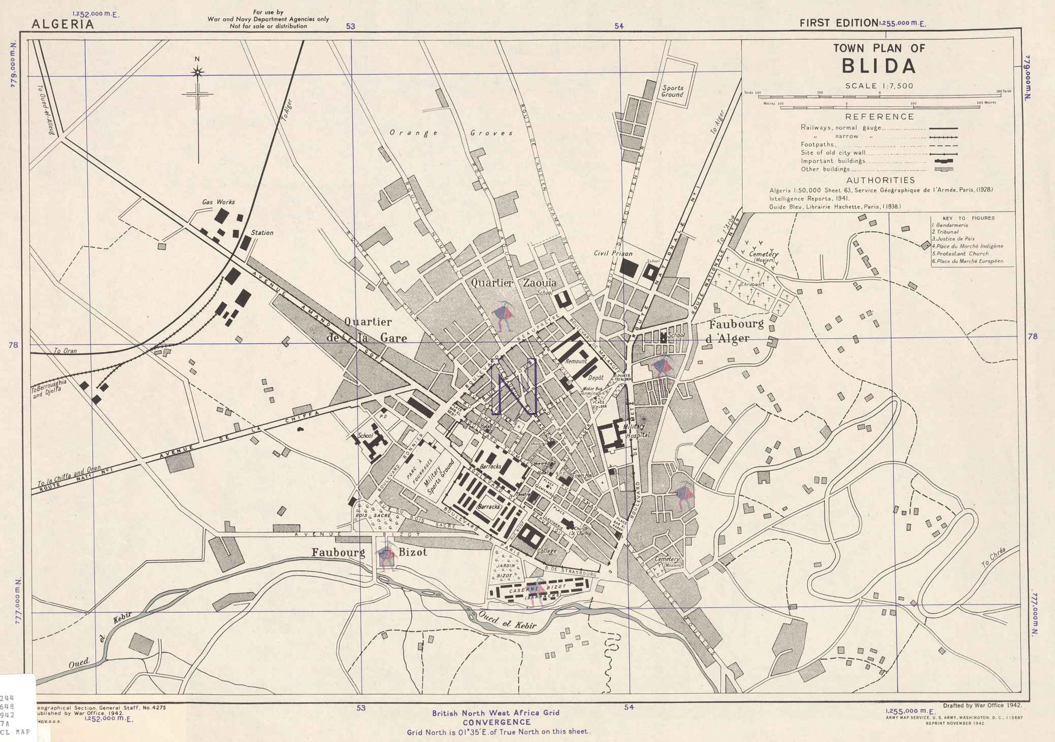 Plan de BLIDA - grand