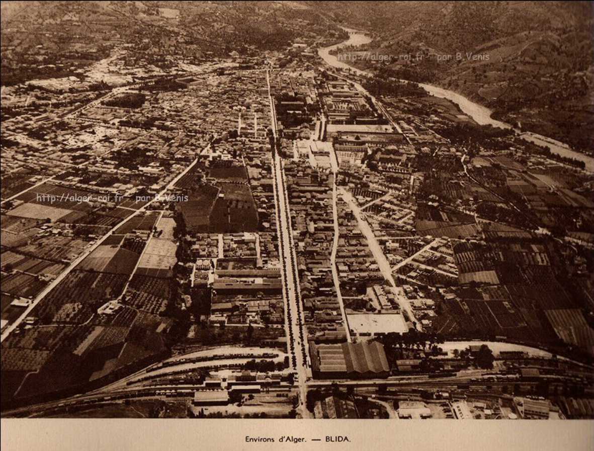 blida,vue aerienne, 1936