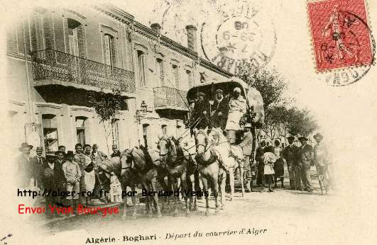 Départ du courrier d'Alger