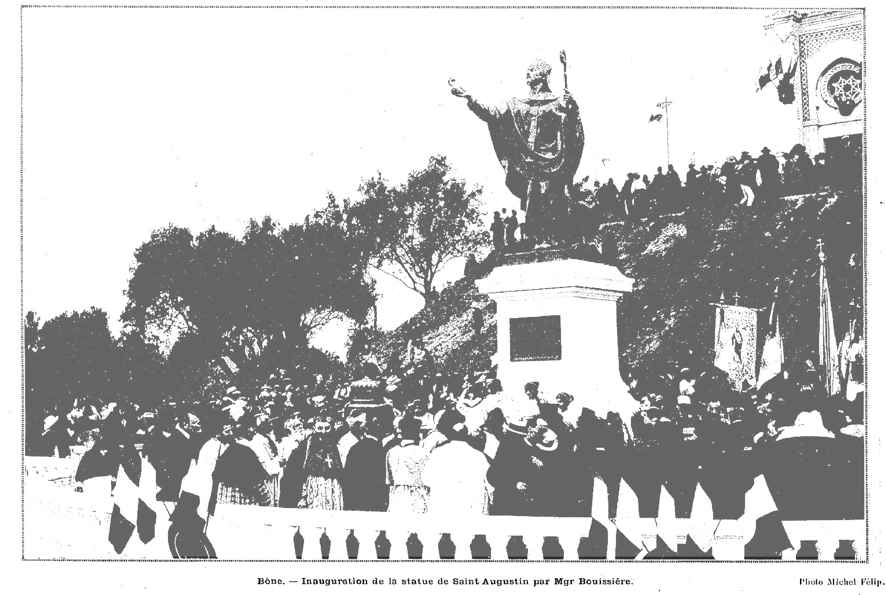 Inauguration statue Saint Augustin 