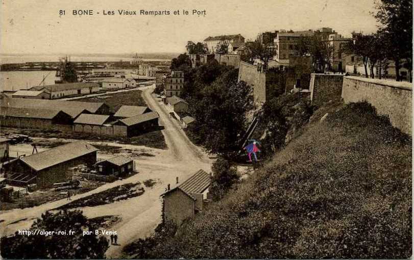 bone,les vieux remparts et le port