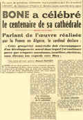 Au cours de grandioses cérémonies sous la présidence de S. Em. le cardinal LIENART,