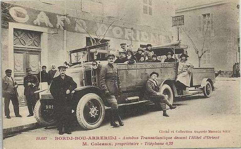 bordj-bou-arreridj,autobus transatlantique ,hotel d'orient,coleaux