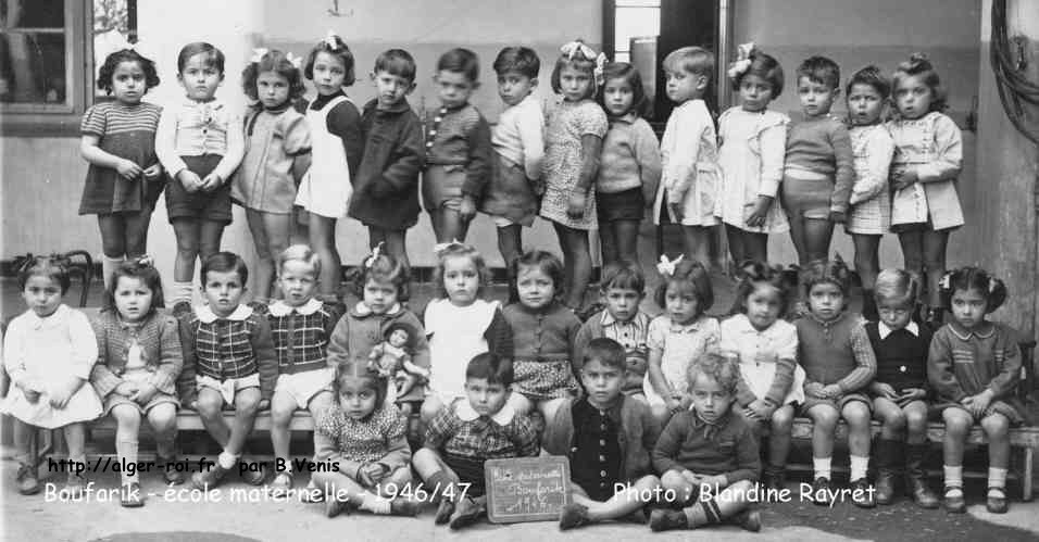 école maternelle, année 1946-1947 