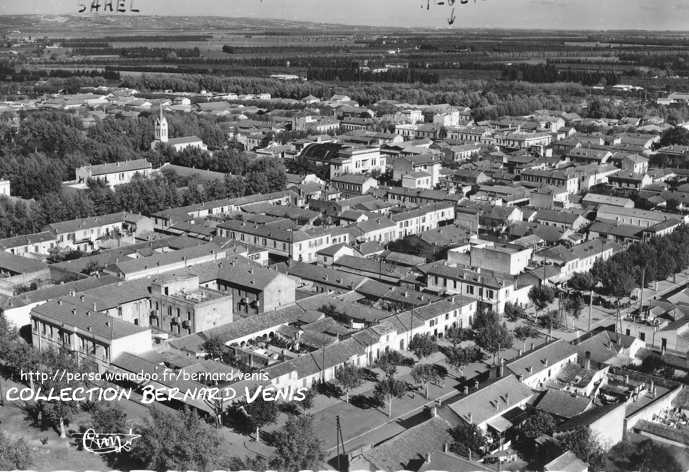 Vue aérienne : générale et plaine de la Mitidja