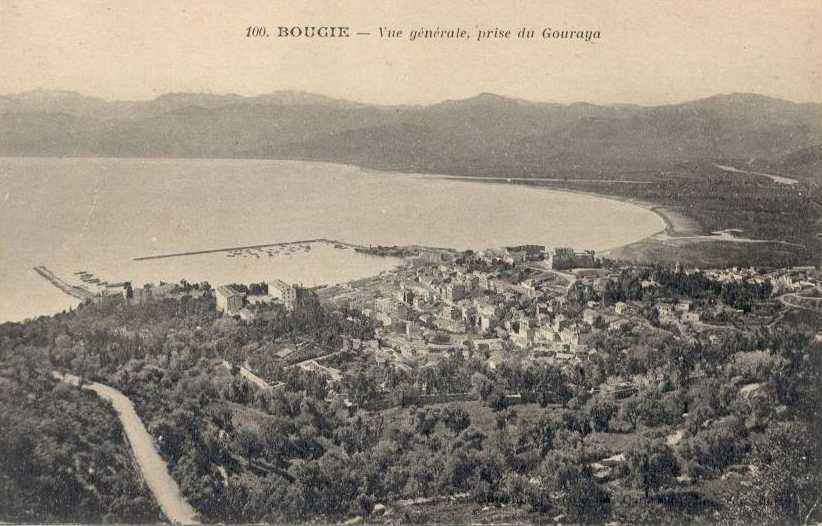 bougie,vue generale prise de gouraya