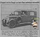 L'hôpital civil de Bougie est doté d'une ambulance-automobile