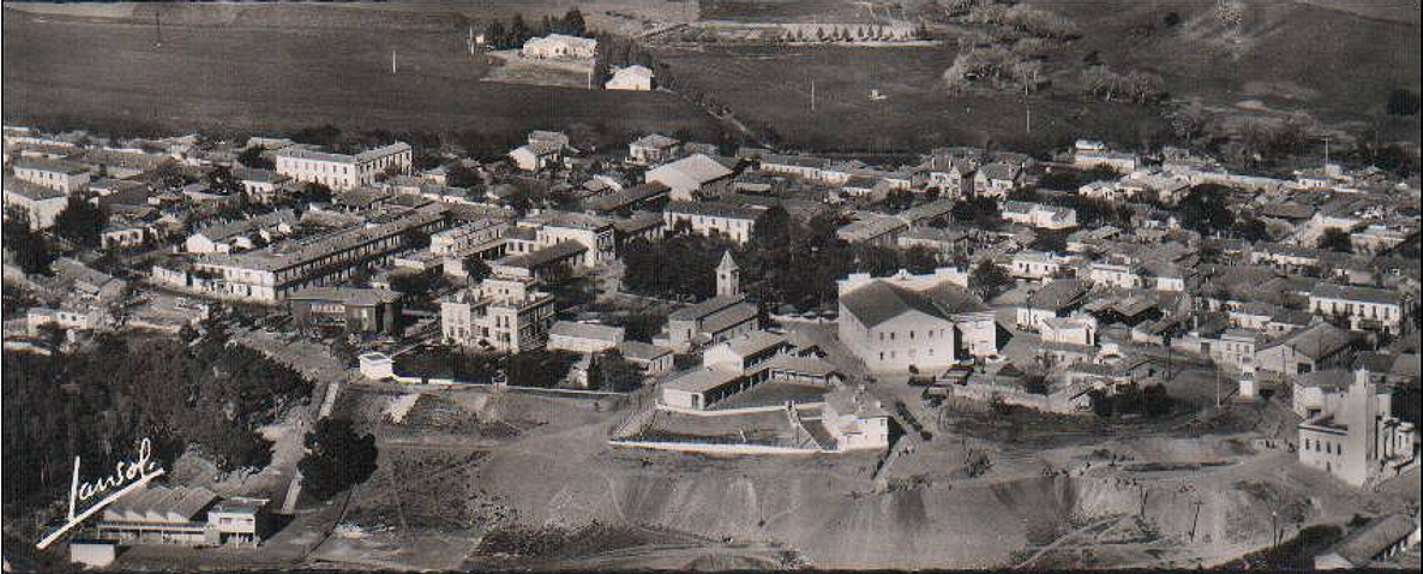 BOUIRA, vue aérienne générale 