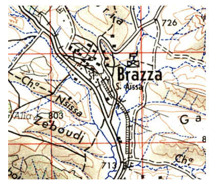 Carte transmise en 2008 par Georges Bouchet