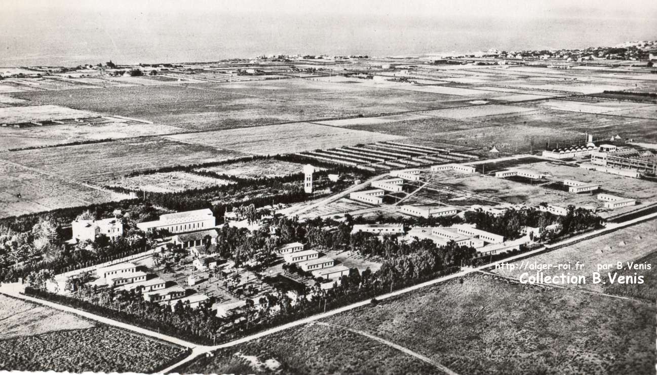 Vue aérienne : ecole nationale professionnelle de l'air,cap matifou