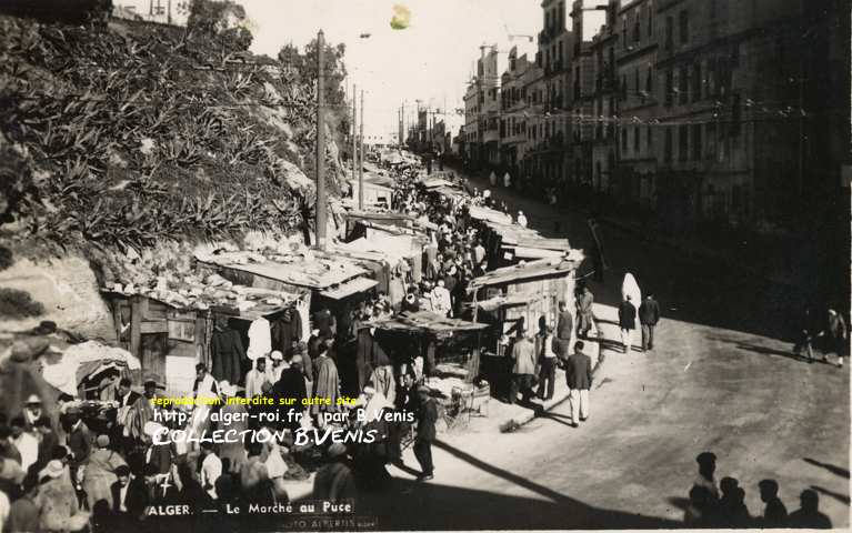 Le marché aux puces , bd de la Victoire