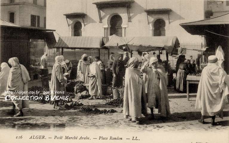 Marché de la place Randon (place du grand rabbin Bloch) 