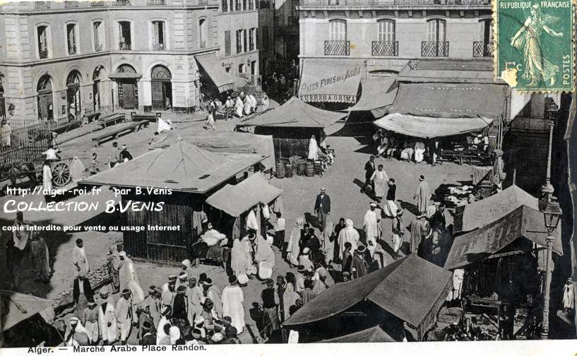 Marché de la place Randon (place du grand rabbin Bloch) 