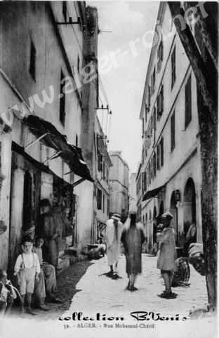 Alger, la casbah : rue Mohamed Cherif