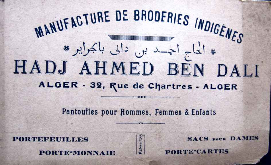 Manufacture de broderies indigènes