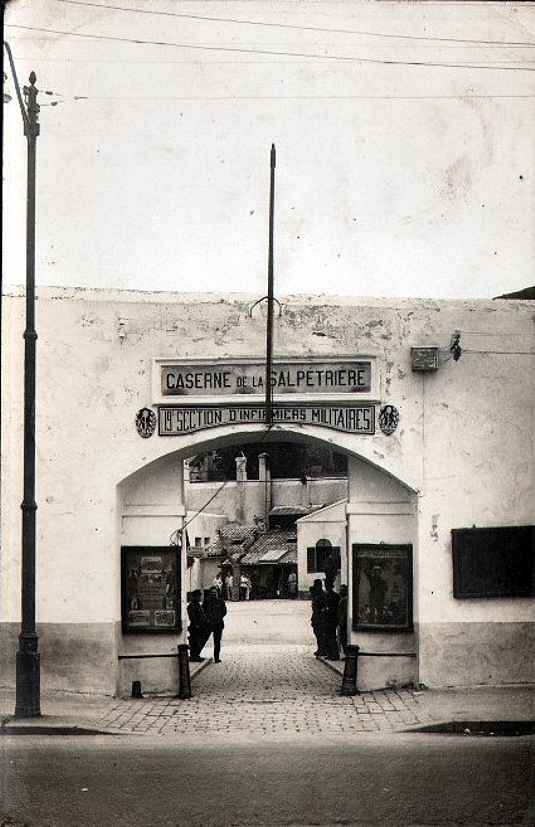 1° caserne de la Salpêtière et avenue Malakoff 