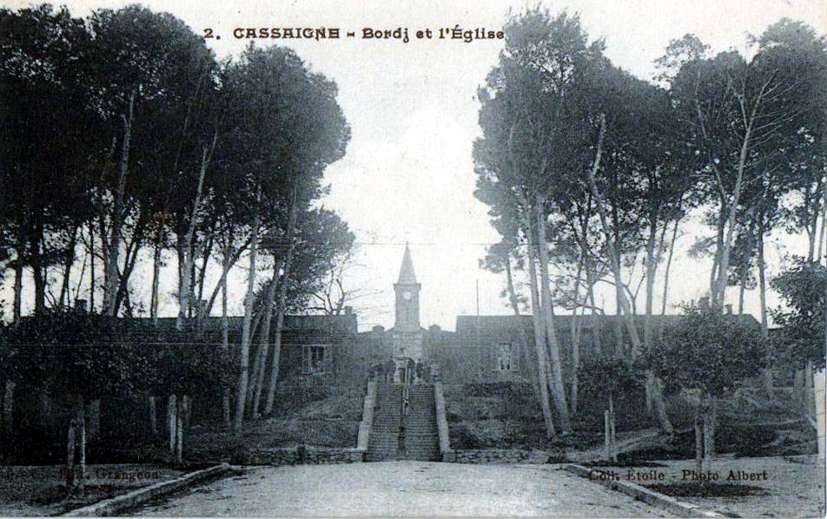 Cassaigne,bordj et eglise