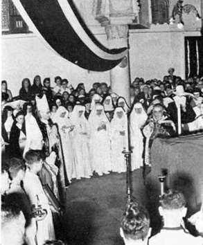 Service funèbre célébré en la Cathédrale d'Alger p