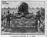 Inauguration du monument du centenaire de la Légion