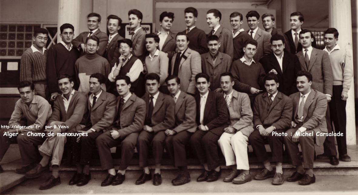 1ère 1, 1956-1957, collège champ de manoeuvre