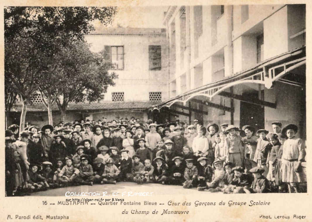 École primaire du chemin Fontaine bleue devenue école Chazot