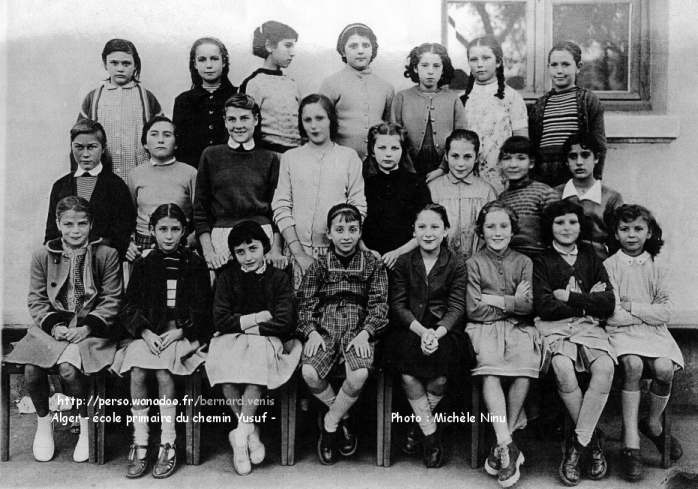 école de filles, CM2, année 1956/1957