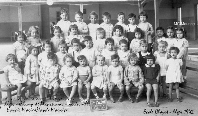 École primaire du chemin Fontaine bleue devenue école Chazot