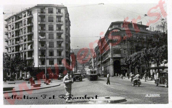 la rue Sadi Carnot et la gare